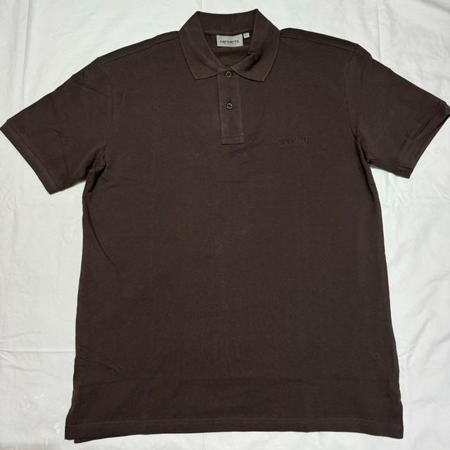 Carhartt Men's Polo shirt - Brown - L on Productcaster.