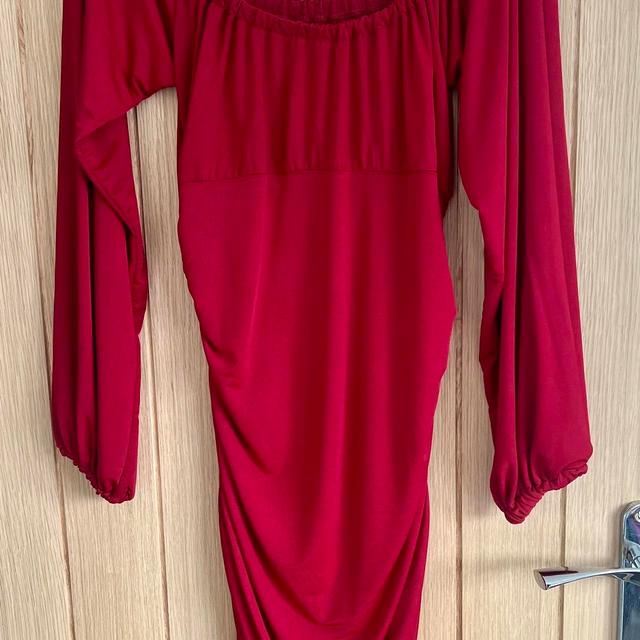 Women's Bodycon Dress - Burgundy - 10 on Productcaster.