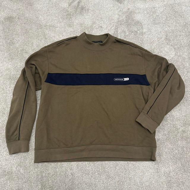 Mennace Men's Sweatshirt - Khaki - L on Productcaster.