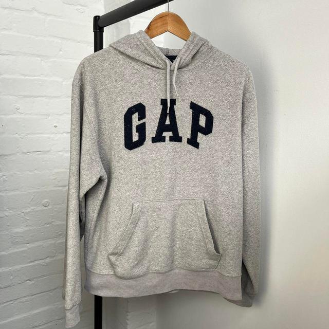 Gap Men's Hoodie - Grey - S on Productcaster.