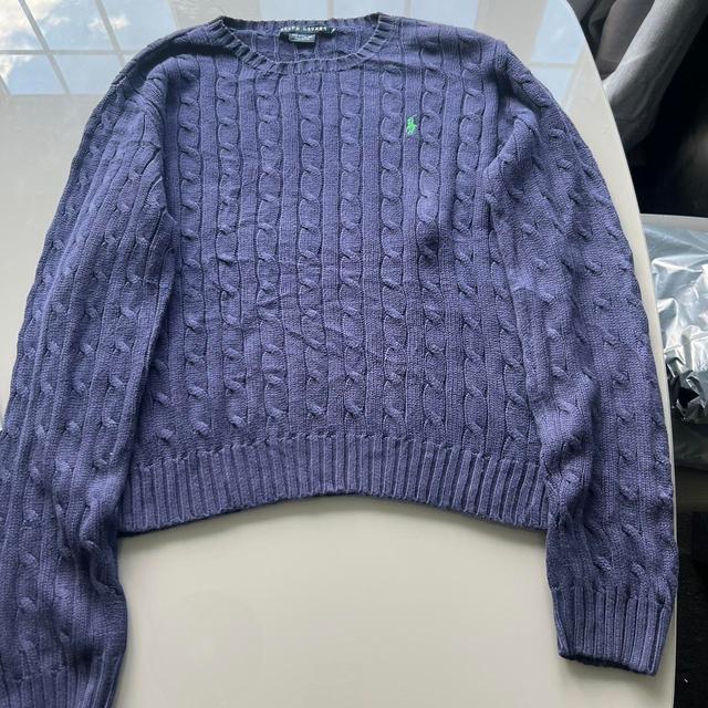 Ralph Lauren Women's Jumper - Navy - XL on Productcaster.