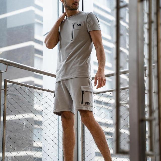 Designer Men's Shorts - Grey - XL on Productcaster.