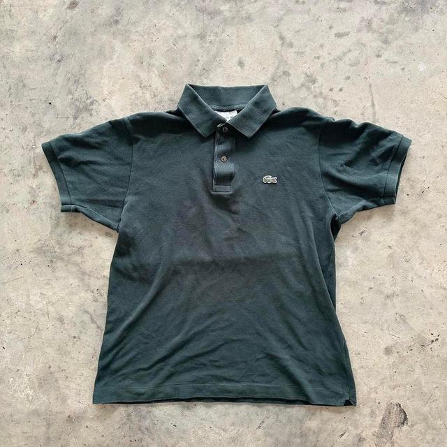 Lacoste Men's Polo shirt - Green/Black - M on Productcaster.