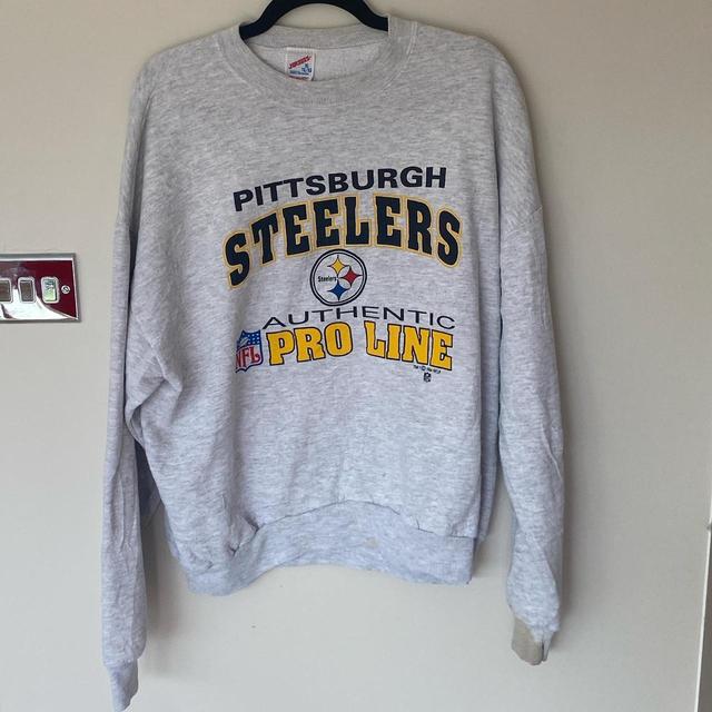 NFL Men's Sweatshirt - Grey/Yellow - XL on Productcaster.