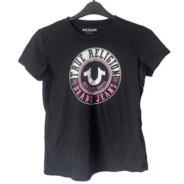 True Religion Women's T-shirt - Black - 14 on Productcaster.