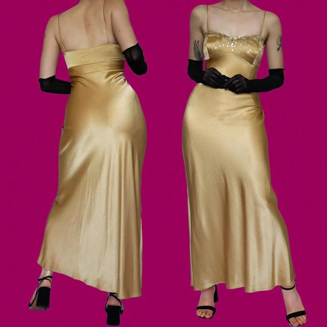 Dusk Women's Dress - Gold - 14 on Productcaster.