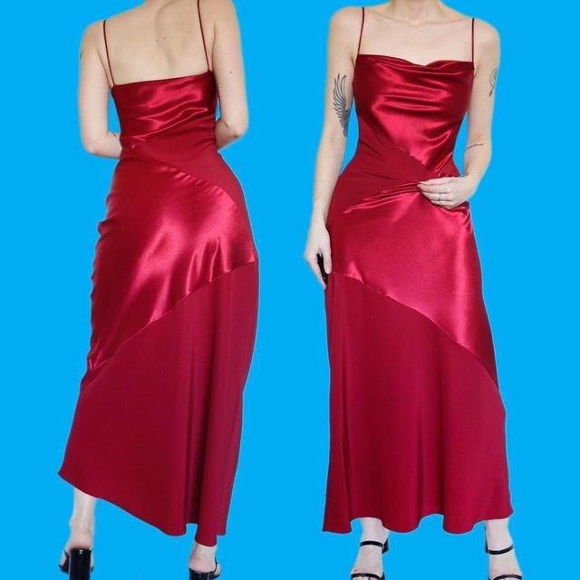 Women's Slip Dress - Red - 10 on Productcaster.