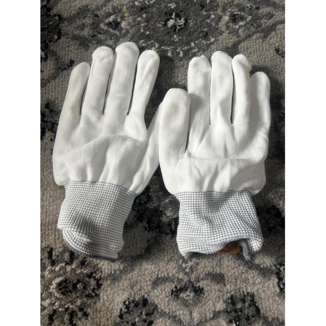 Men's Gloves - White/Grey on Productcaster.