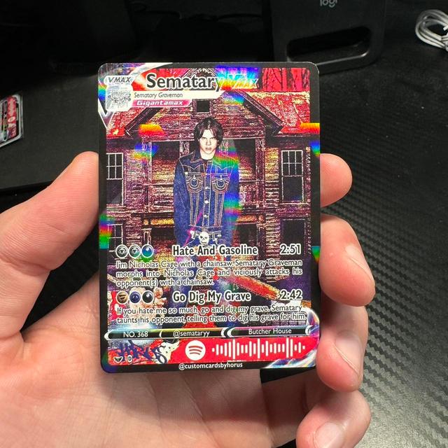 Trading card - Multi/Red on Productcaster.