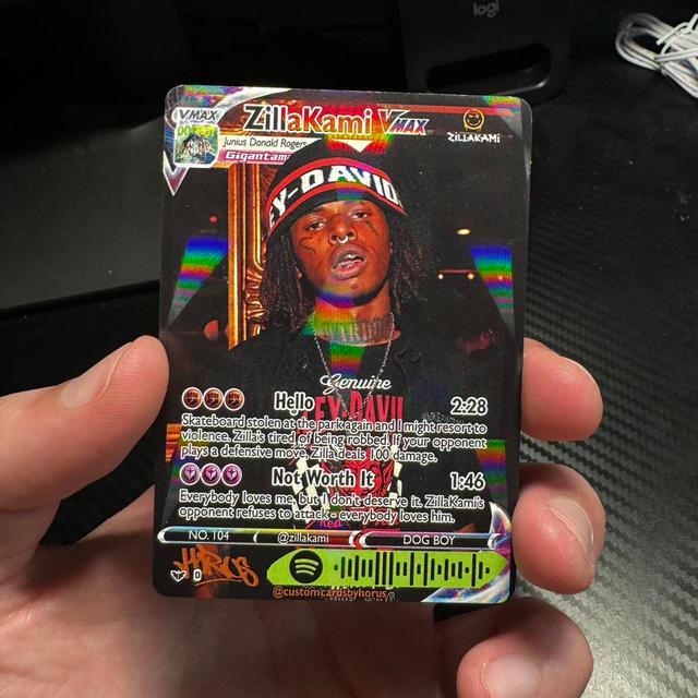 Trading card - Multi/Black on Productcaster.