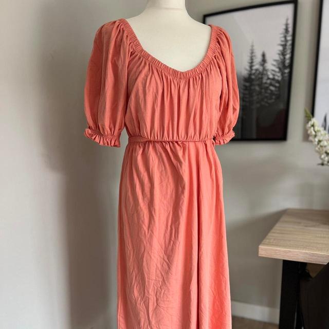 John Lewis Women's Dress - Pink/Orange - 8 on Productcaster.