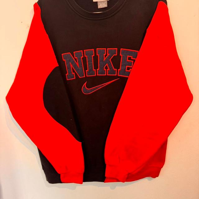 Nike Men's Sweatshirt - Red/Black - XL on Productcaster.