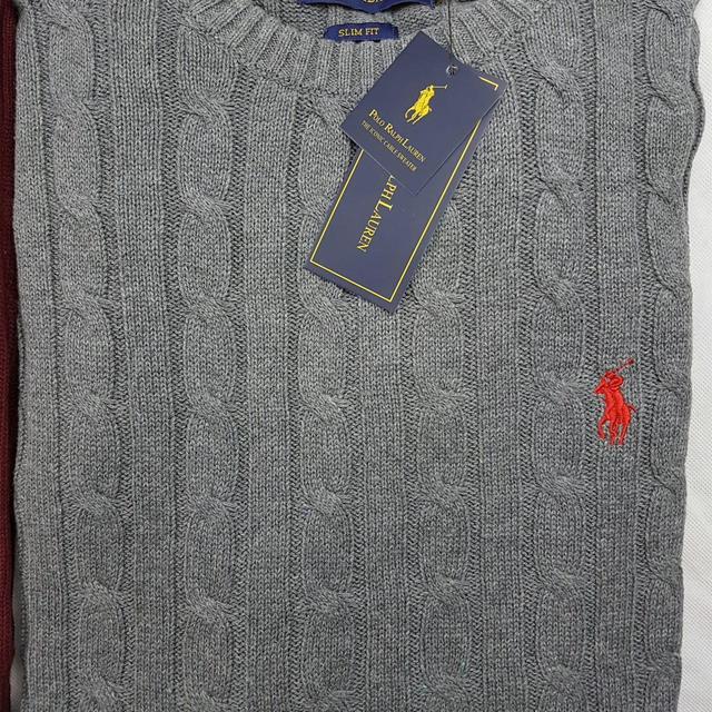 Ralph Lauren Men's Jumper - Grey - XL on Productcaster.