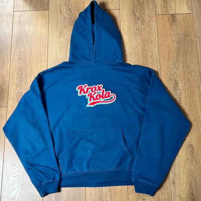 Coca-Cola Men's Hoodie - Blue - M on Productcaster.