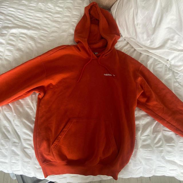 Adidas Women's Hoodie - Orange - 6 on Productcaster.