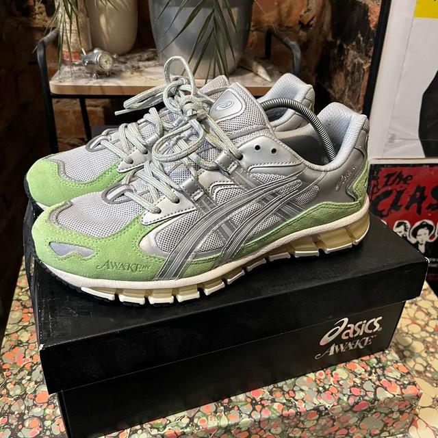 ASICS Men's Trainers - Green/Silver - UK 7 on Productcaster.