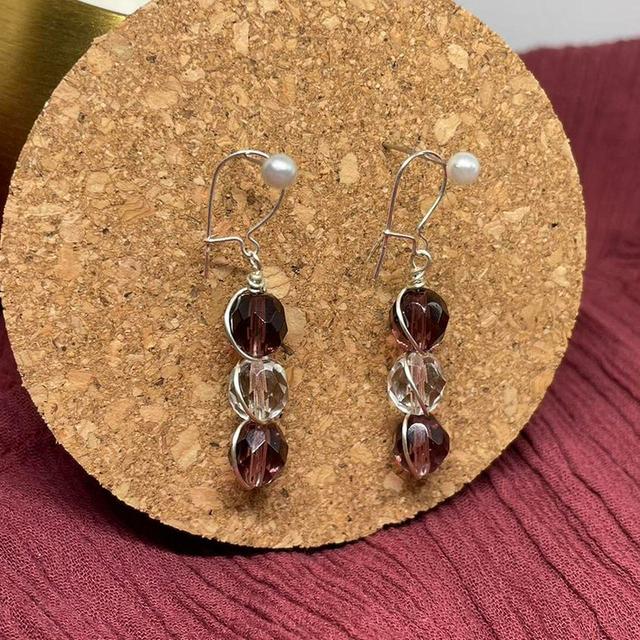 Women's Earrings - Silver on Productcaster.