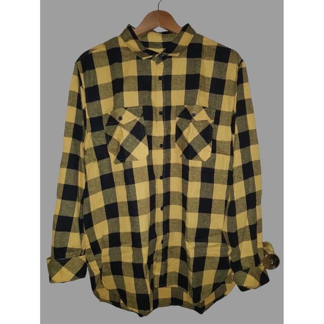 Men's Shirt - Yellow/Multi - L on Productcaster.