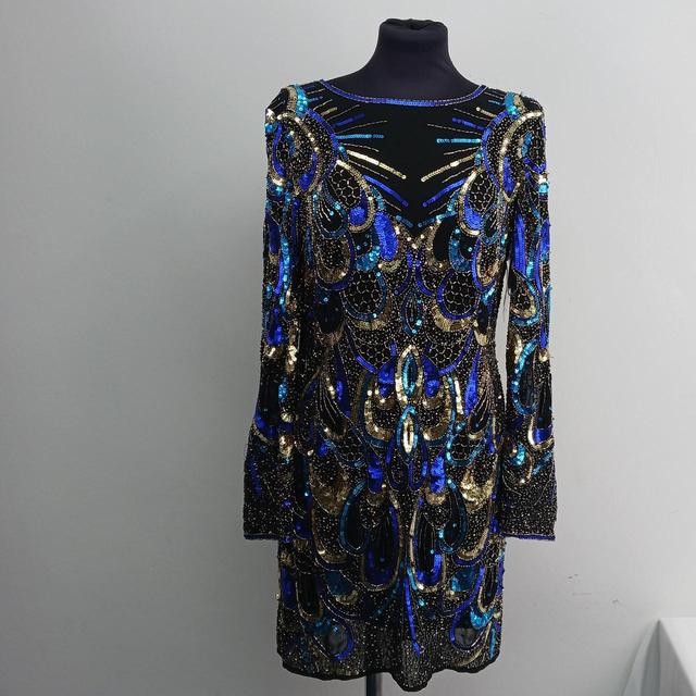 Women's A-line Dress - Black/Multi - 12 on Productcaster.