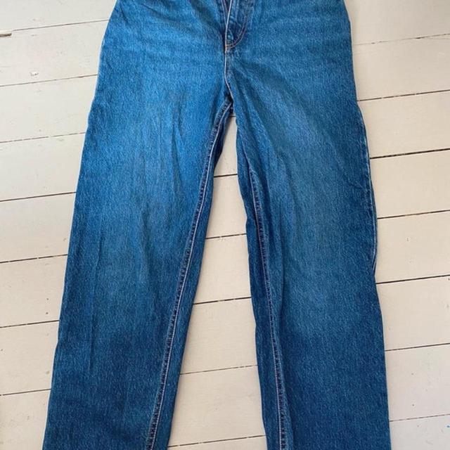 H&M Women's Jeans - Blue/Navy - UK 10 on Productcaster.