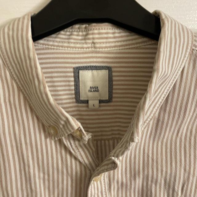 River Island Men's Shirt - Brown/White - L on Productcaster.