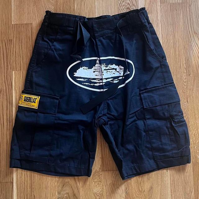 Corteiz Men's Shorts - Black - S on Productcaster.