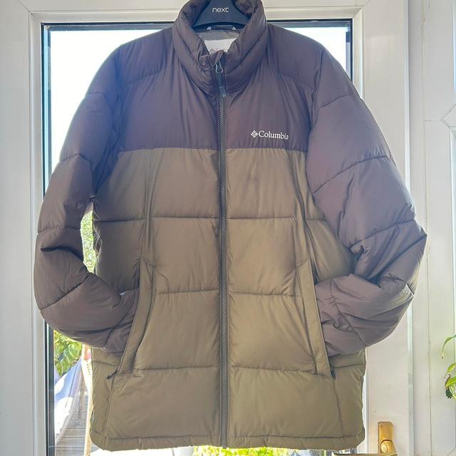 Columbia Sportswear Men's Puffer Jacket - Khaki/Brown - S on Productcaster.