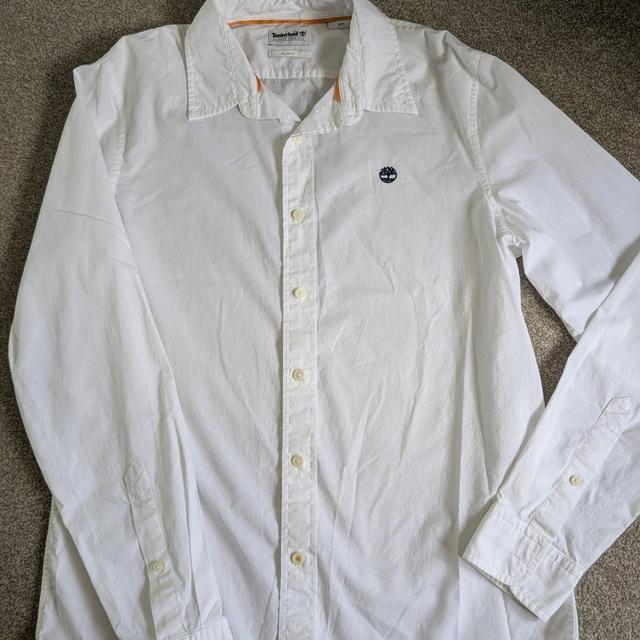 Timberland Men's Shirt - White - M on Productcaster.