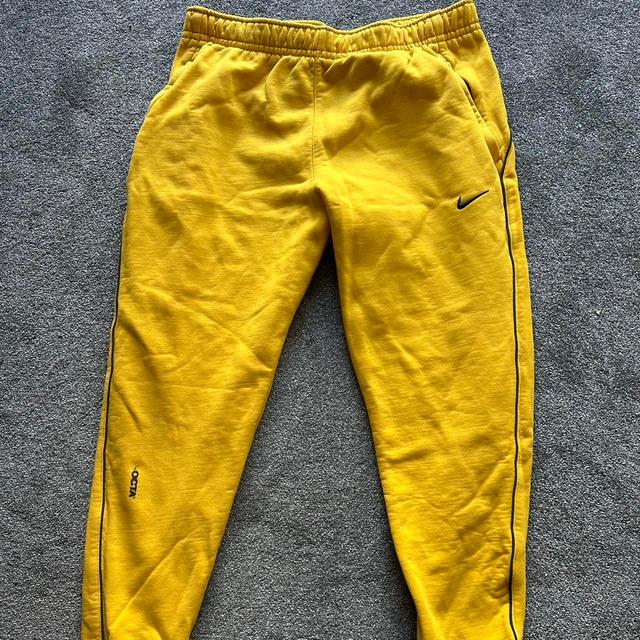 NOCTA Men's Sweatpants - Yellow/Black - XL on Productcaster.