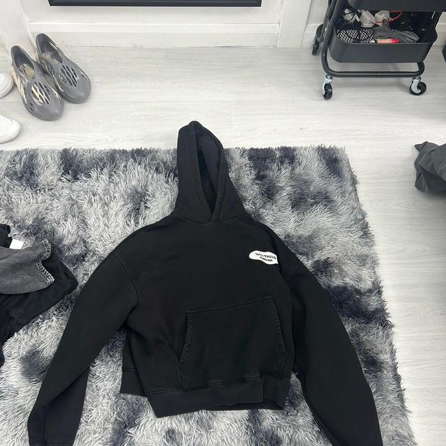 Zara Men's Hoodie - White/Black - S on Productcaster.