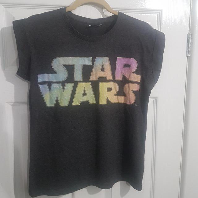 Star Wars Women's T-shirt - Grey/Multi - 6 on Productcaster.