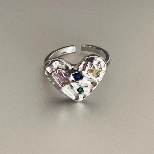 Women's Ring - Silver/Multi on Productcaster.