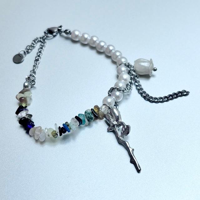 Women's Bracelet - Silver/Multi on Productcaster.