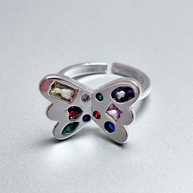 Women's Ring - Silver/Multi on Productcaster.