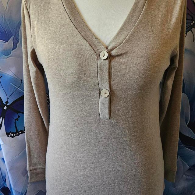 Designer Women's Jumper - Tan - S on Productcaster.