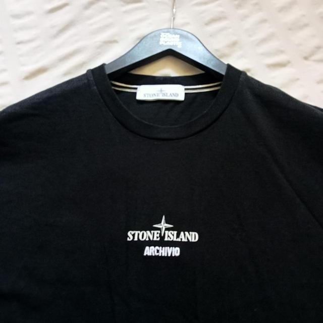 Stone Island Men's T-shirt - Black - M on Productcaster.