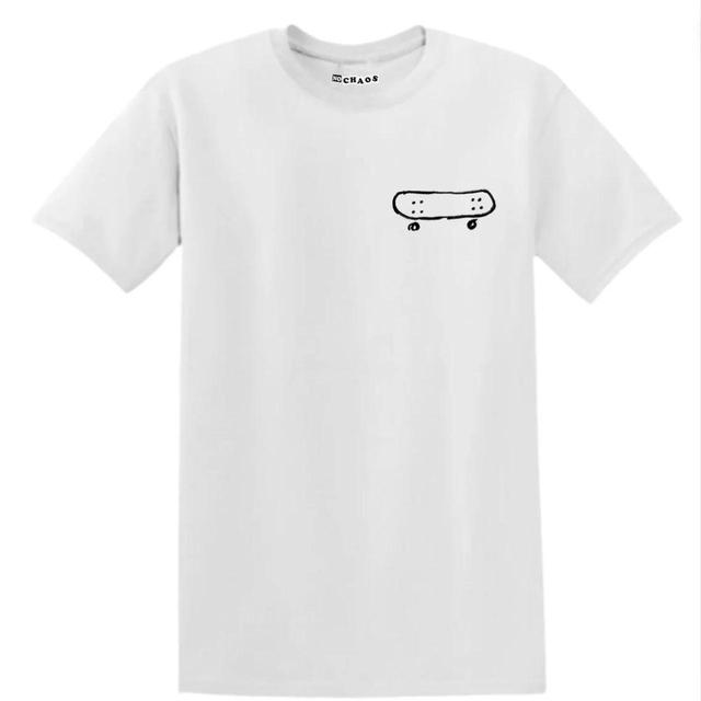 Designer Men's T-shirt - White/Multi - L on Productcaster.