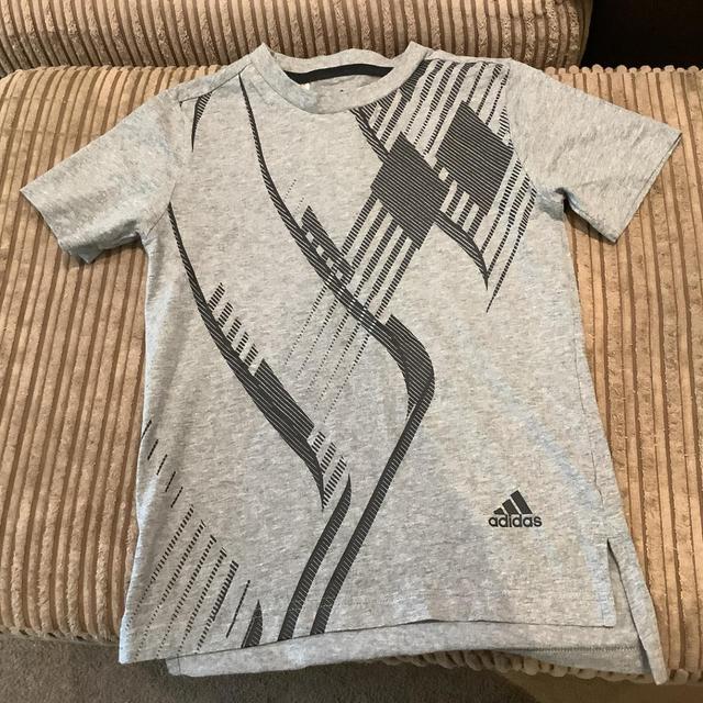 Adidas Kids' T-shirt - Grey on Productcaster.