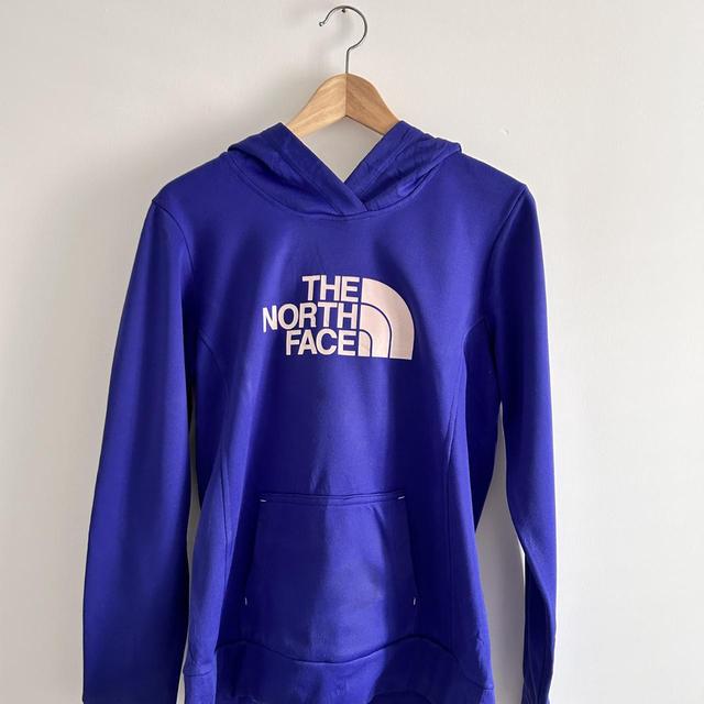 The North Face Women's Hoodie - Purple/Blue - M on Productcaster.