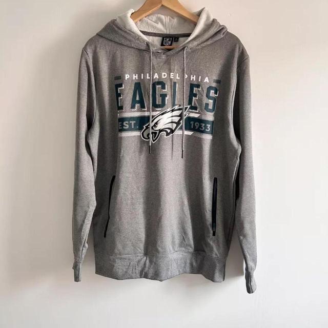 NFL Men's Hoodie - Grey/Green - M on Productcaster.