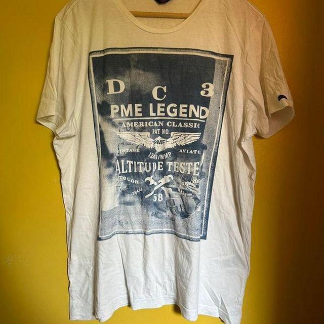 Vintage Men's T-shirt - White - L on Productcaster.