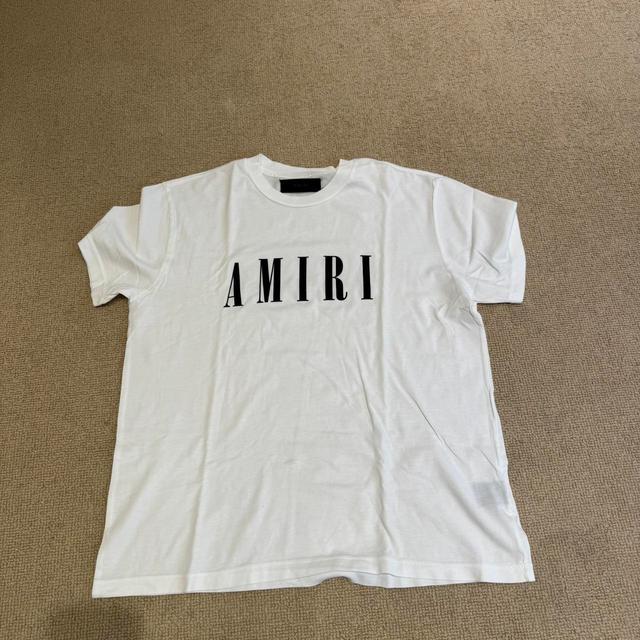 Amiri Men's T-shirt - White - S on Productcaster.