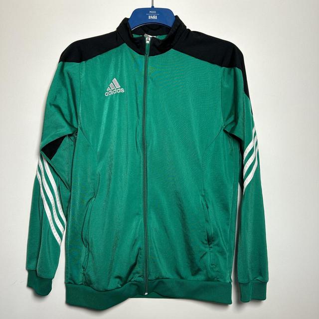 Adidas Men's Lightweight Jacket - Green - M on Productcaster.