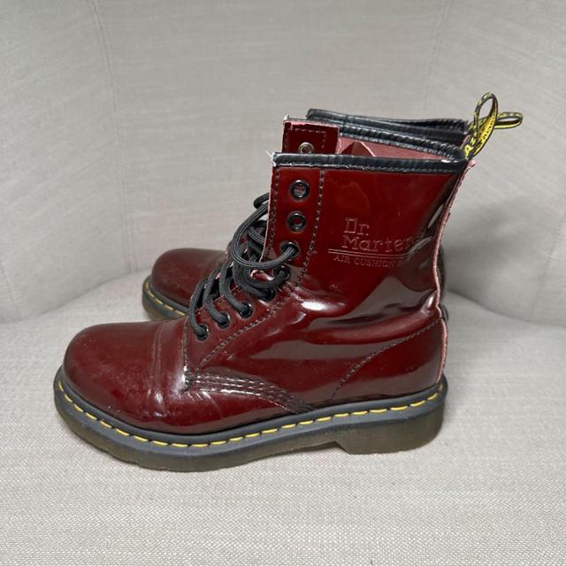 Dr. Martens Women's Boots - Burgundy/Red - UK 5 on Productcaster.