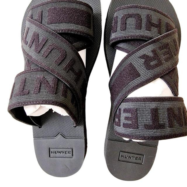 Hunter Women's Slides - Black - UK 7 on Productcaster.