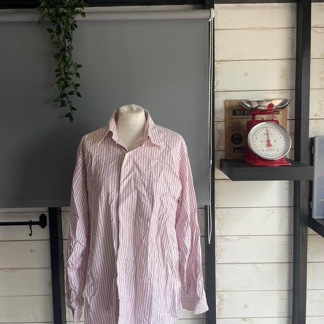 Brooks Brothers Men's Shirt - White/Red - XL on Productcaster.