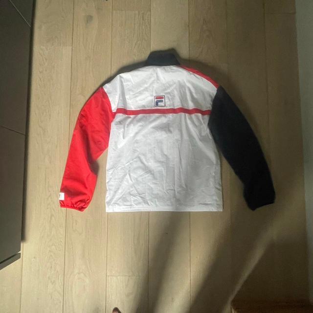 Fila Men's Jacket - White/Red - XS on Productcaster.