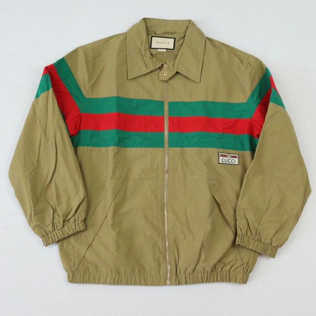 Gucci Men's Lightweight Jacket - Brown/Khaki - S on Productcaster.