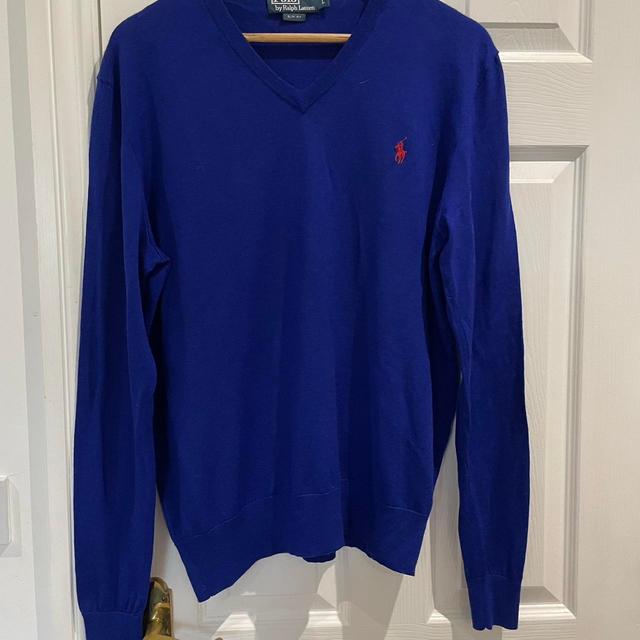 Polo Ralph Lauren Big & Tall Men's Jumper - Blue - L on Productcaster.