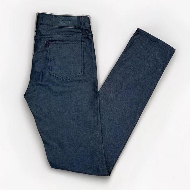 Acne Studios Men's Slim Stone-washed Jeans - Navy/Grey - 29" on Productcaster.